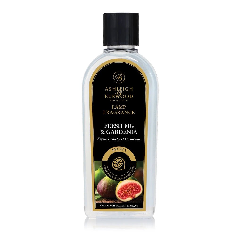 Ashleigh & Burwood Fresh Fig & Gardenia Fragrance Lamp Oil (500ml) - Ashleigh & Burwood Fragrance Lamps from thetraditionalgiftshop.live