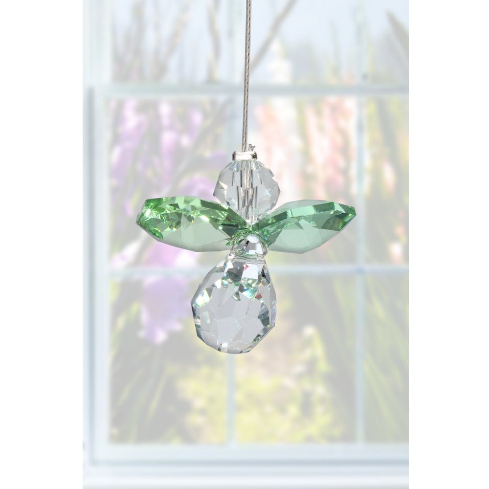 August Birthstone Crystal Guardian Angel - Peridot (Small) - Wild Things Crystal from thetraditionalgiftshop.live