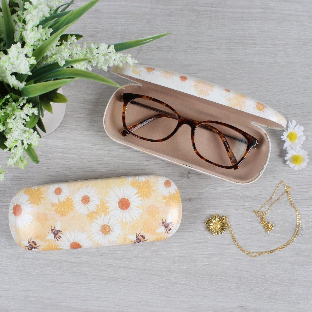 Bee & Daisy Glasses Case - Jones Home & Gift from thetraditionalgiftshop.live