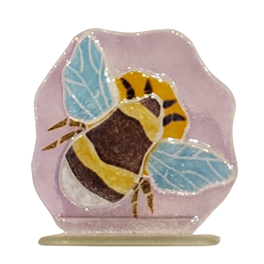 Bee Fused Glass Ornament - D&J Glassware Fused Glass from thetraditionalgiftshop.live