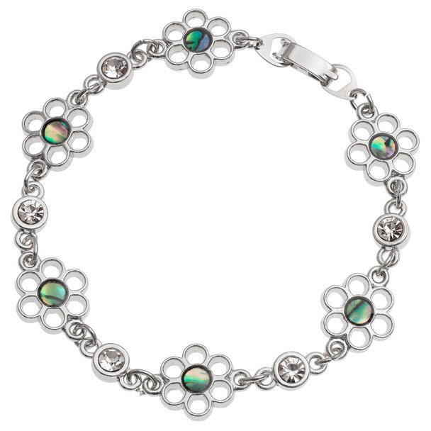 Daisy Paua Shell Bracelet - Tide Jewellery from thetraditionalgiftshop.live