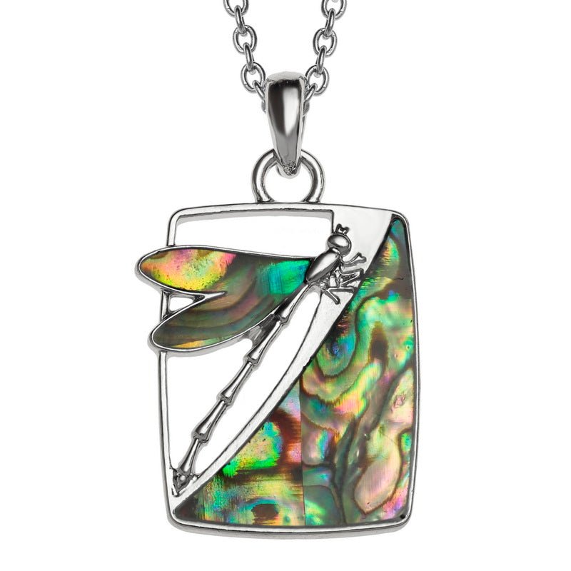 Dragonfly Paua Shell Necklace - Tide Jewellery from thetraditionalgiftshop.live