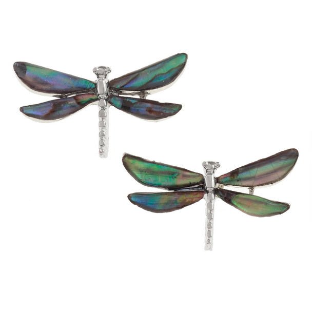 Dragonfly Paua Shell Stud Earrings - Tide Jewellery from thetraditionalgiftshop.live