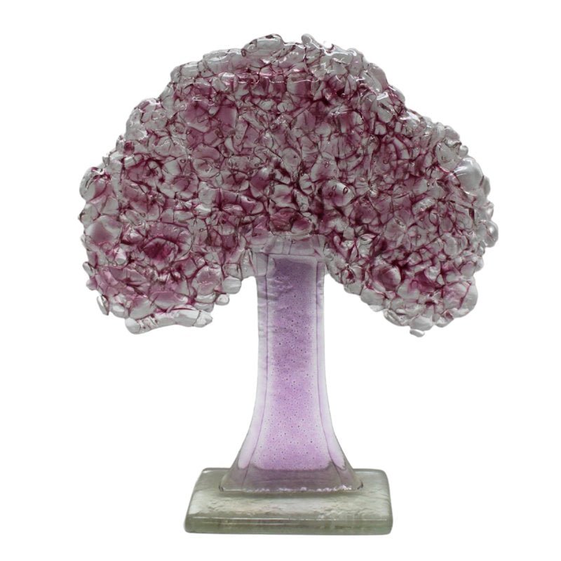 Four Seasons Tree (Spring) Fused Glass Ornament - D&J Glassware Fused Glass from thetraditionalgiftshop.live