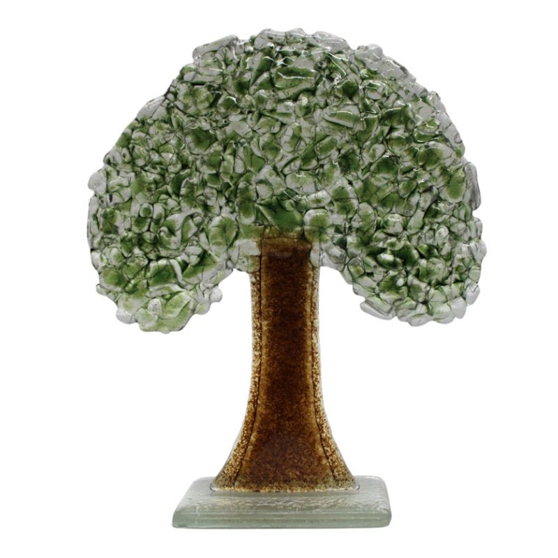 Four Seasons Tree (Summer) Fused Glass Ornament - D&J Glassware Fused Glass from thetraditionalgiftshop.live