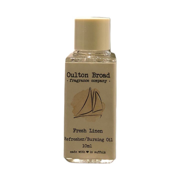 Fresh Linen Fragrance Oil (10ml) - Oulton Broad Fragrance Company from thetraditionalgiftshop.live