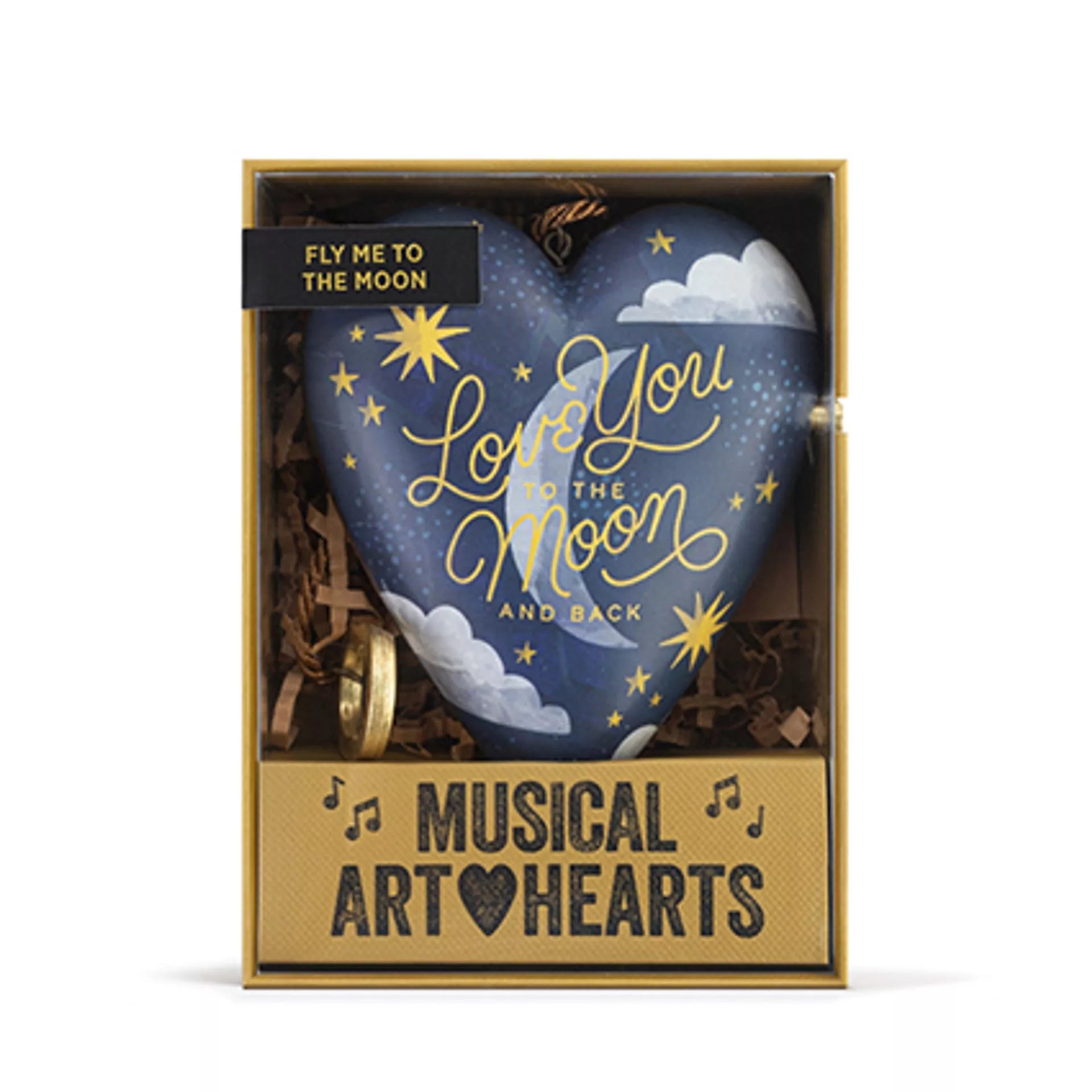 Love You To The Moon and Back Musical Art Heart - Art Hearts by Demdaco from thetraditionalgiftshop.live