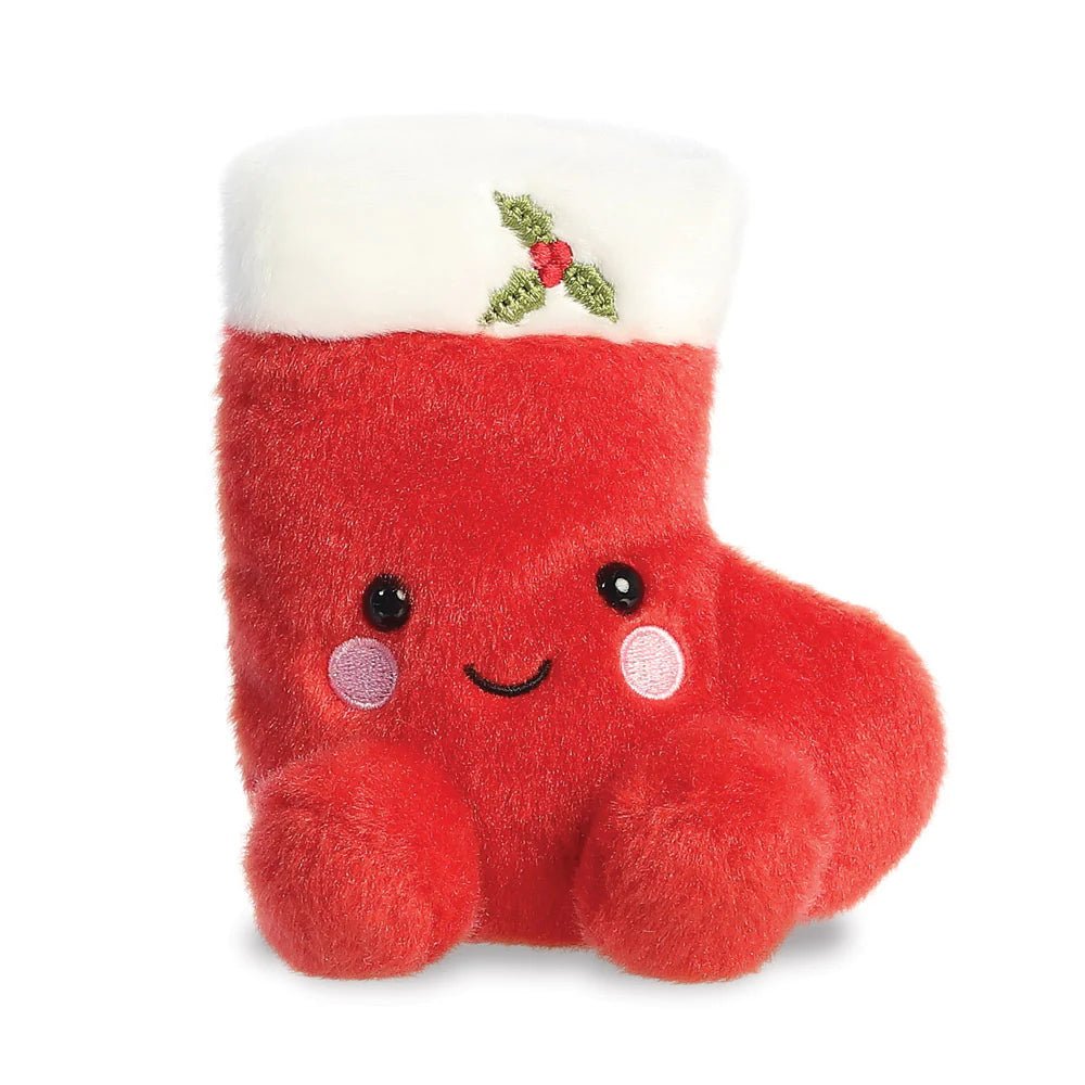 Palm Pals Holly Stocking Plush Toy - Palm Pals from thetraditionalgiftshop.live