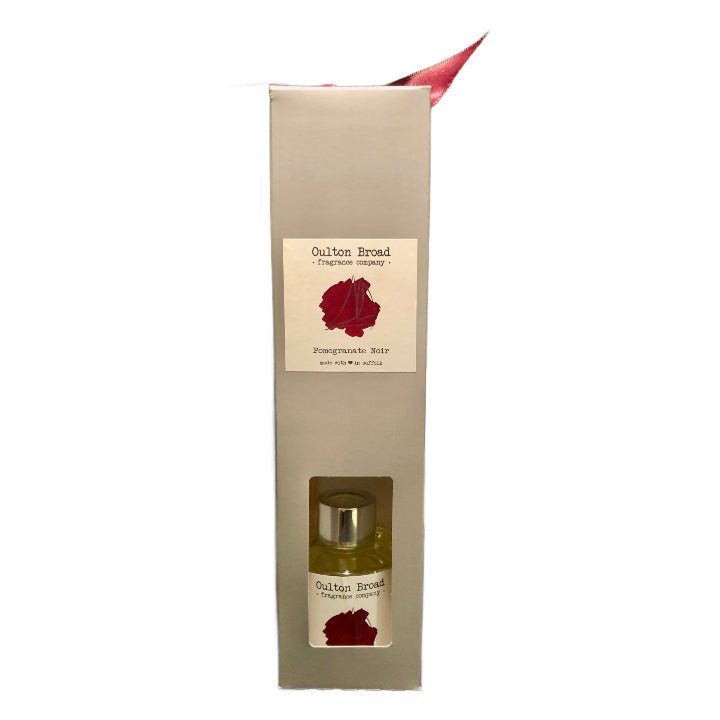 Pomegranate Noir Reed Diffuser - Oulton Broad Fragrance Company from thetraditionalgiftshop.live