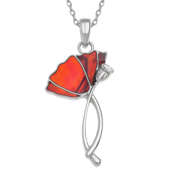 Poppy Paua Shell Necklace - Tide Jewellery from thetraditionalgiftshop.live