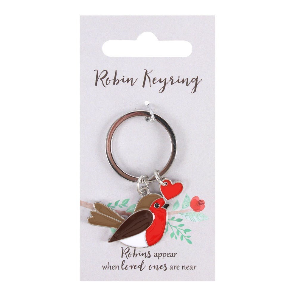 Robin Keyring (Robins Appear When Loved Ones Are Near) - Jones Home & Gift from thetraditionalgiftshop.live