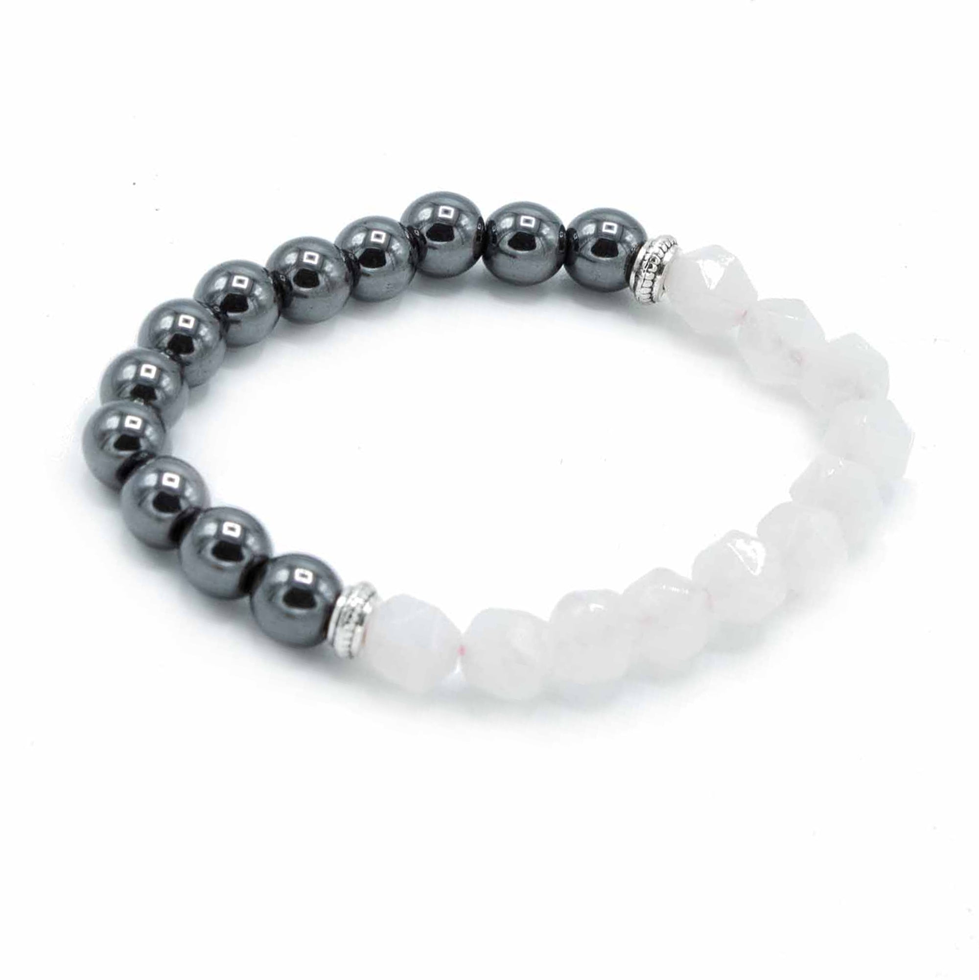 Rose Quartz Faceted Gemstone Bracelet - Gemstone Bracelets from thetraditionalgiftshop.live
