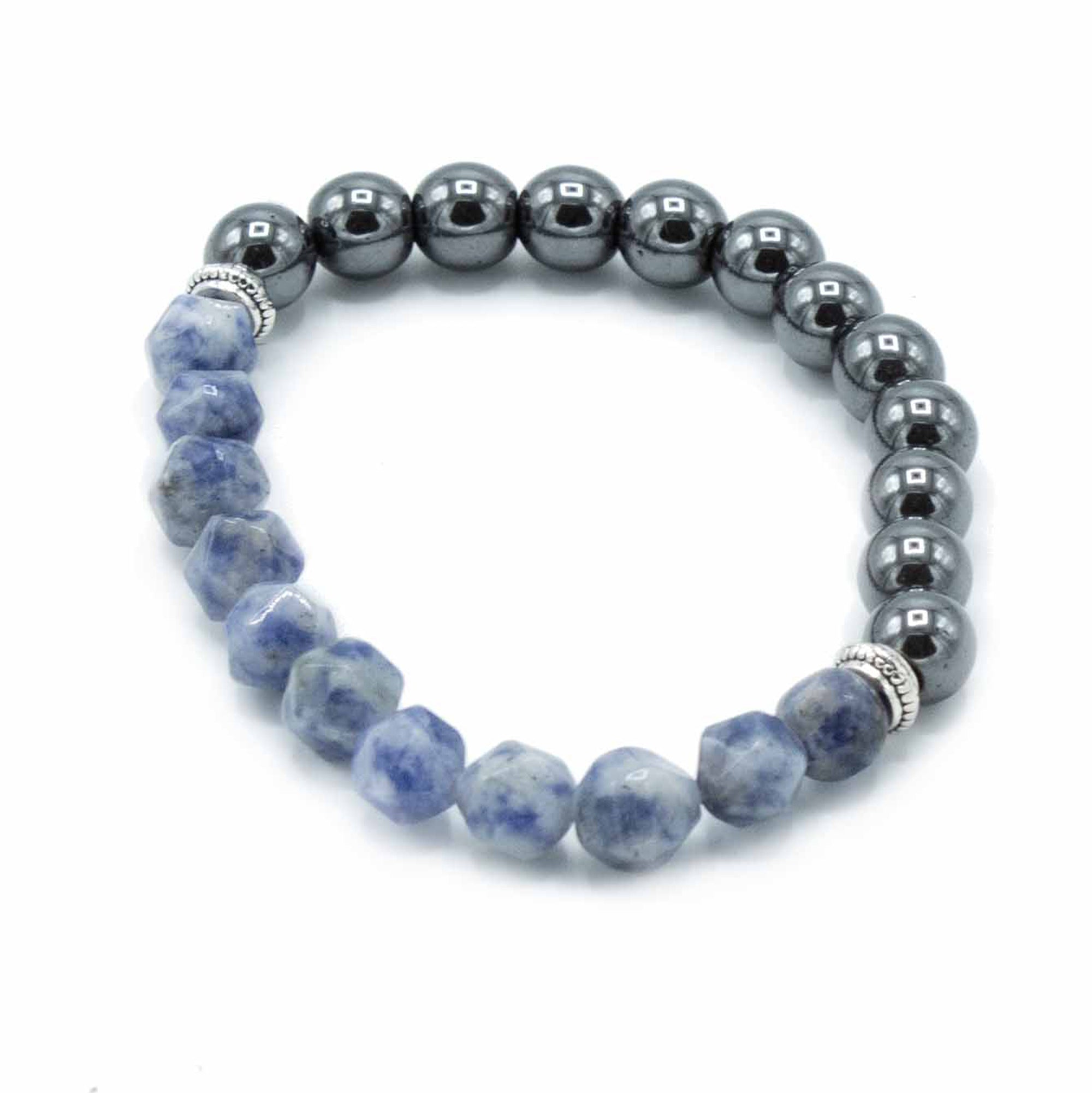 Sodalite Faceted Gemstone Bracelet - Gemstone Bracelets from thetraditionalgiftshop.live