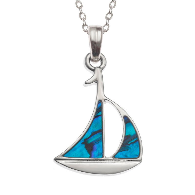 Yacht Paua Shell Necklace - Tide Jewellery from thetraditionalgiftshop.live