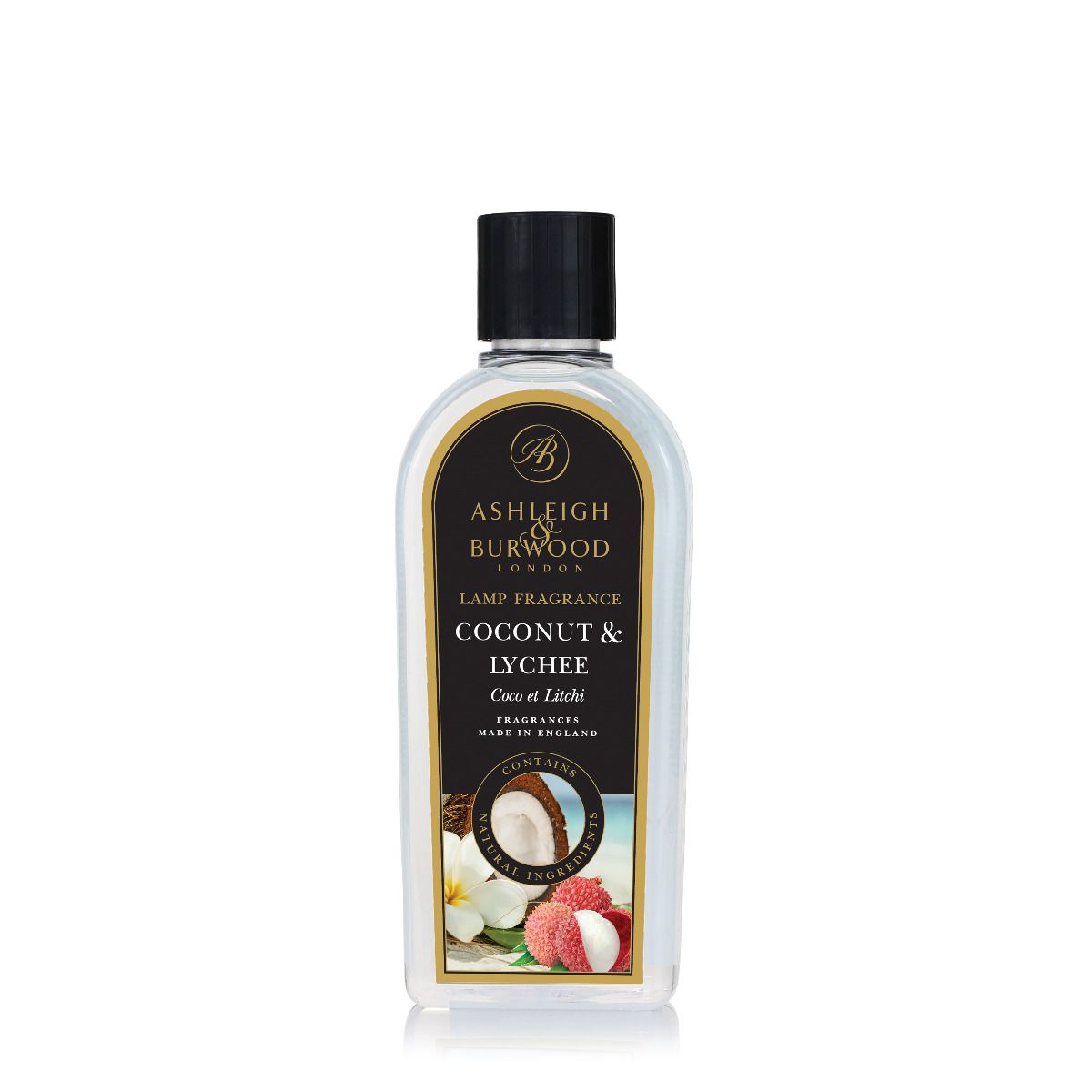 Ashleigh & Burwood Coconut & Lychee Fragrance Lamp Oil (500ml) - Ashleigh & Burwood Fragrance Lamps from thetraditionalgiftshop.live