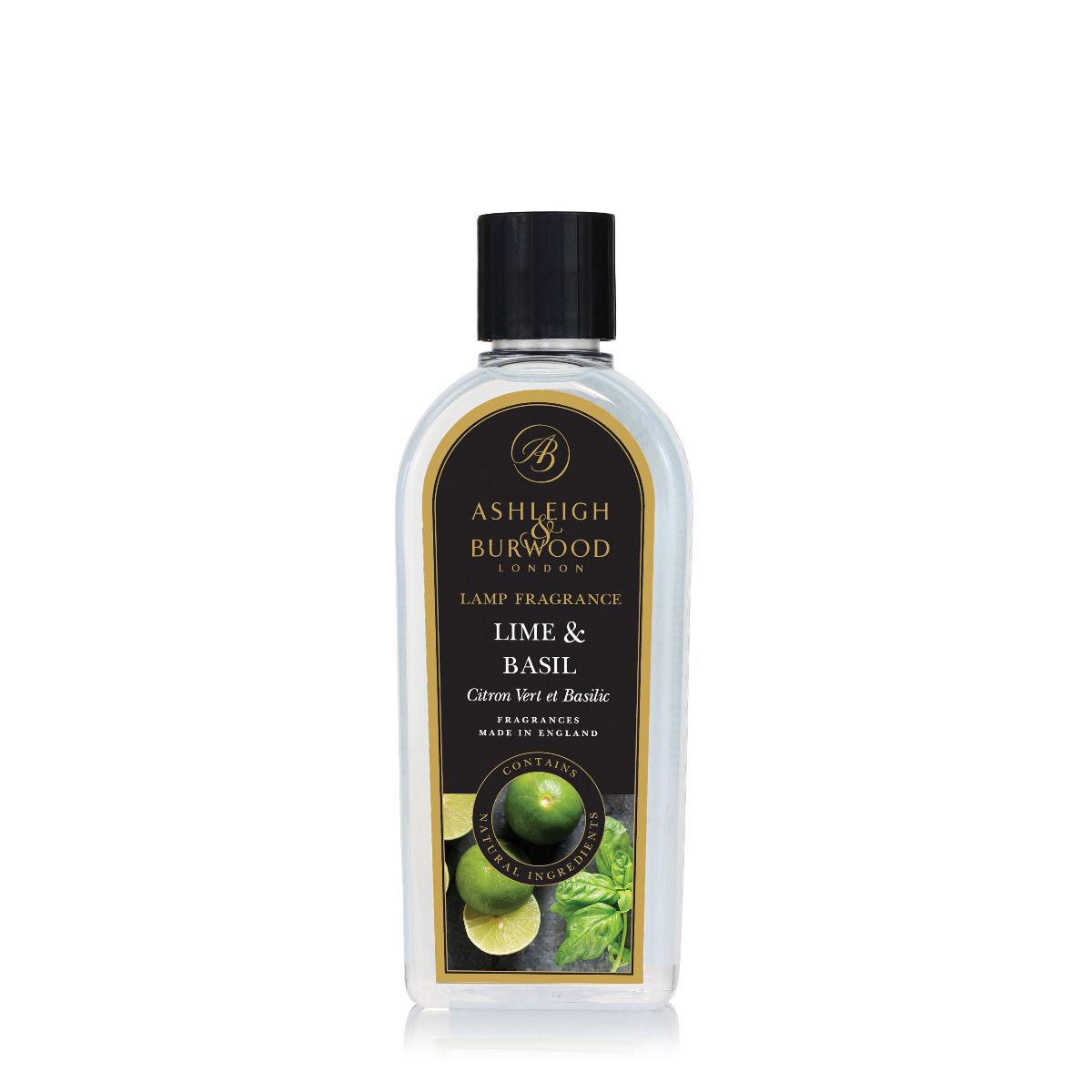 Ashleigh & Burwood Lime & Basil Fragrance Lamp Oil (500ml) - Ashleigh & Burwood Fragrance Lamps from thetraditionalgiftshop.live
