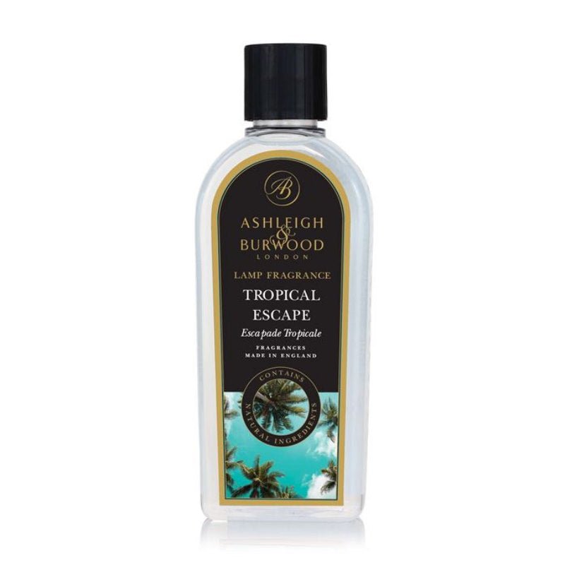 Ashleigh & Burwood Tropical Escape Fragrance Lamp Oil (500ml) - Ashleigh & Burwood Fragrance Lamps from thetraditionalgiftshop.live