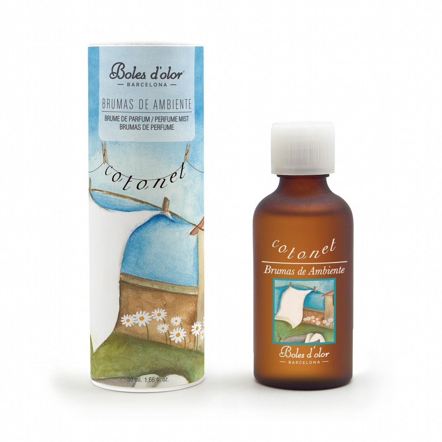 Boles d'olor Clean Cotton (Cotonet) Brumas de Ambiente Essence (50ml) - Boles d'olor Fragrance Mist Oils & Mist Diffusers from thetraditionalgiftshop.live