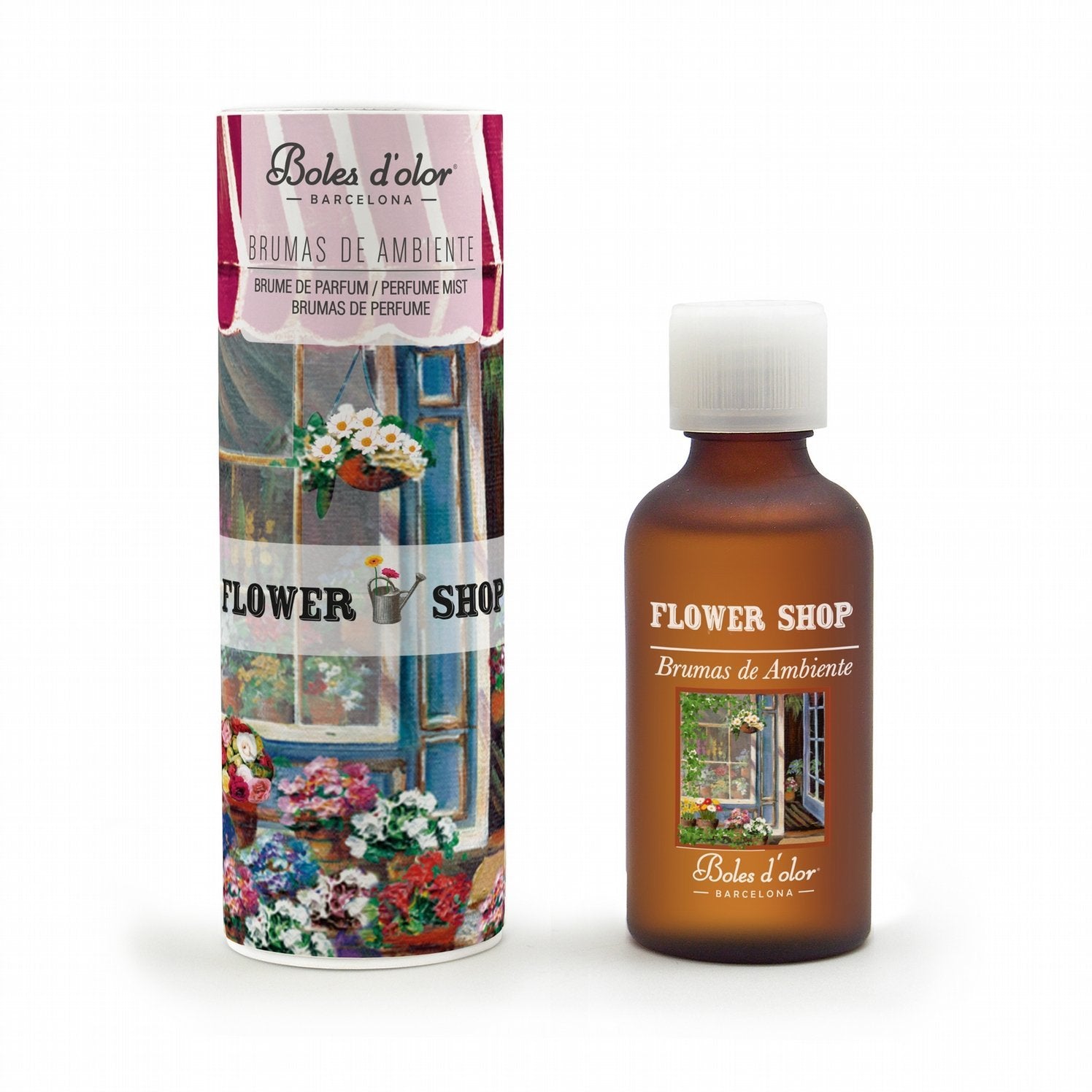 Boles d'olor Flower Shop Brumas de Ambiente Essence (50ml) - Boles d'olor Fragrance Mist Oils & Mist Diffusers from thetraditionalgiftshop.live