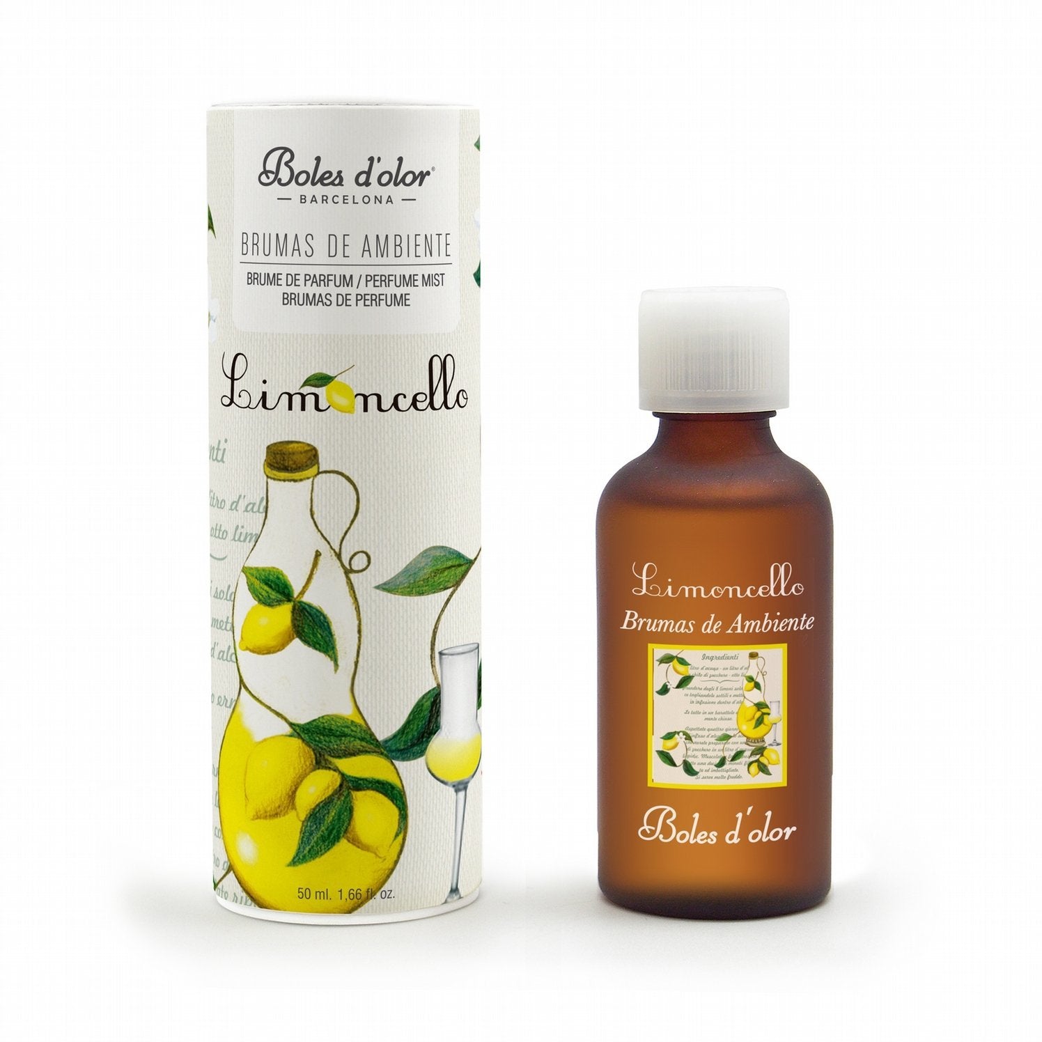 Boles d'olor Limoncello Brumas de Ambiente Essence (50ml) - Boles d'olor Fragrance Mist Oils & Mist Diffusers from thetraditionalgiftshop.live