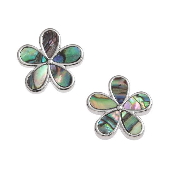 Daisy Paua Shell Earrings - Tide Jewellery from thetraditionalgiftshop.live