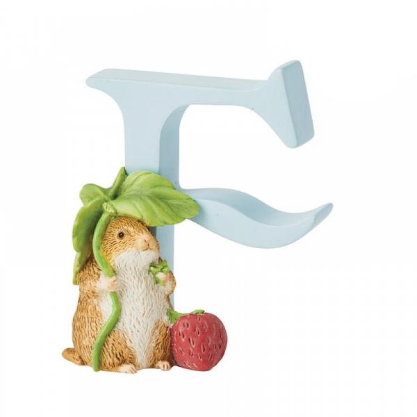 "F" Timmy Willie Alphabet Letter - Beatrix Potter from thetraditionalgiftshop.live