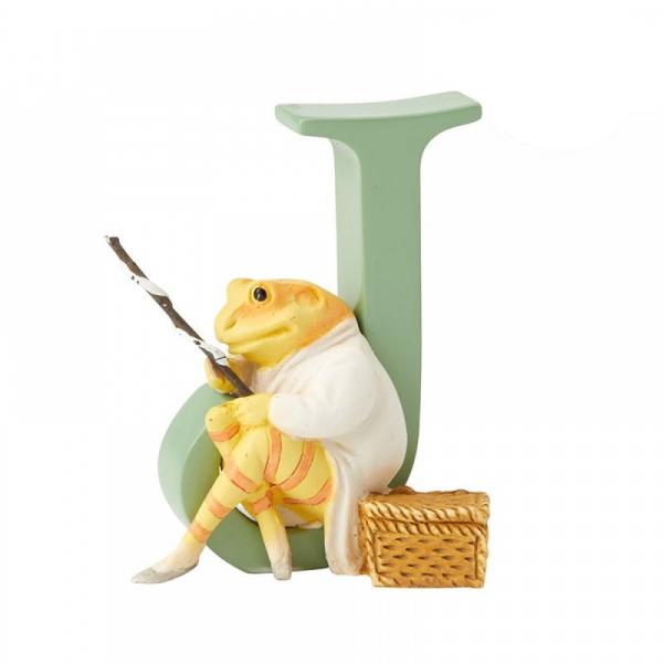 "J" Mr Jeremy Fisher Alphabet Letter - Beatrix Potter from thetraditionalgiftshop.live