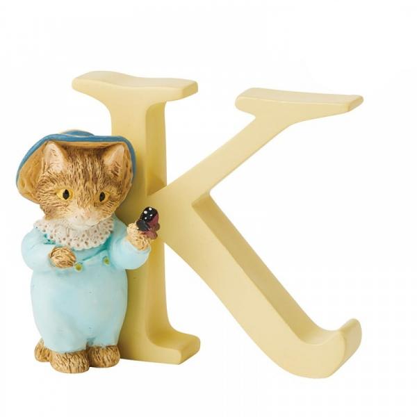 "K" Tom Kitten Alphabet Letter - Beatrix Potter from thetraditionalgiftshop.live