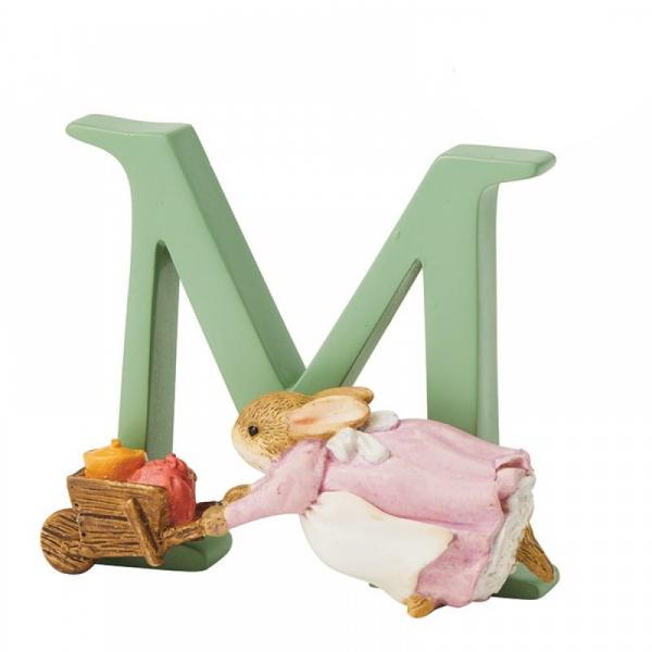 "M" Cecily Parsley Alphabet Letter - Beatrix Potter from thetraditionalgiftshop.live