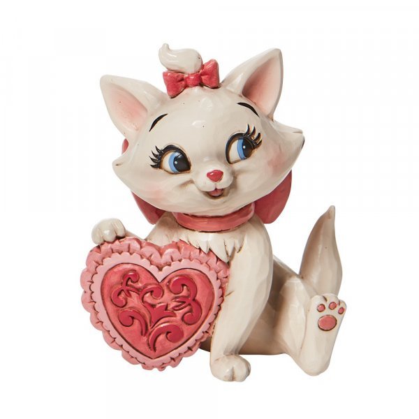Marie Holding Heart Mini Figure - Disney Traditions from thetraditionalgiftshop.live