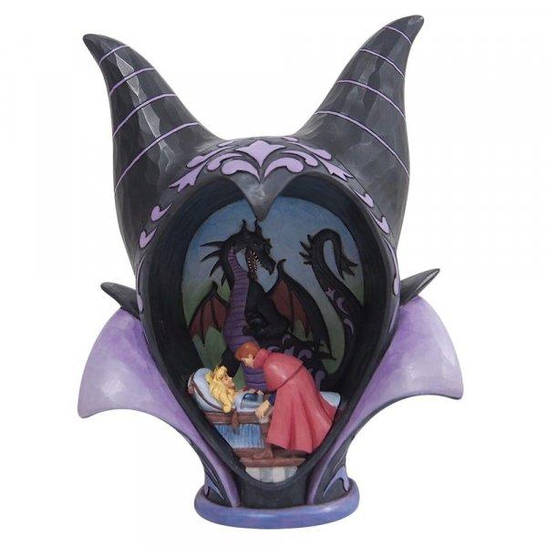 True Love's Kiss (Maleficent Headdress Diorama) - Disney Traditions from thetraditionalgiftshop.live