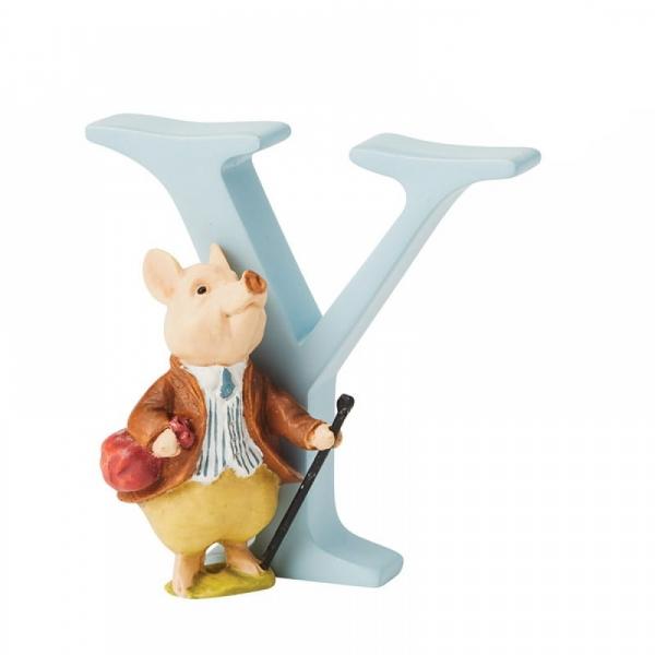 "Y" Pigling Bland Alphabet Letter - Beatrix Potter from thetraditionalgiftshop.live