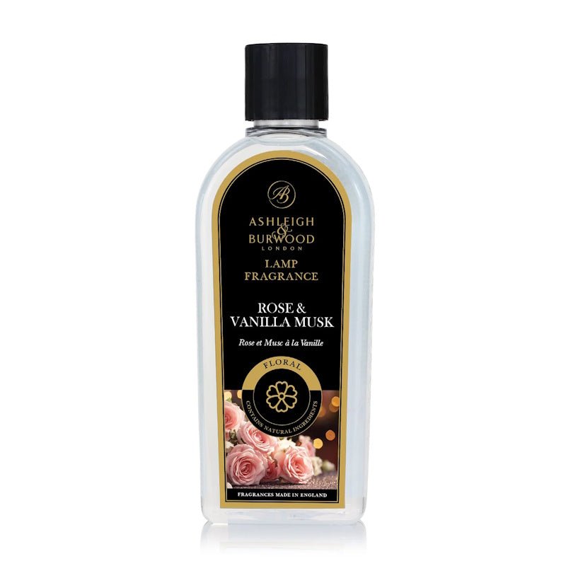 Ashleigh & Burwood White Christmas (Rose & Vanilla Musk) Fragrance Lamp Oil (500ml) - Ashleigh & Burwood Fragrance Lamps from thetraditionalgiftshop.live