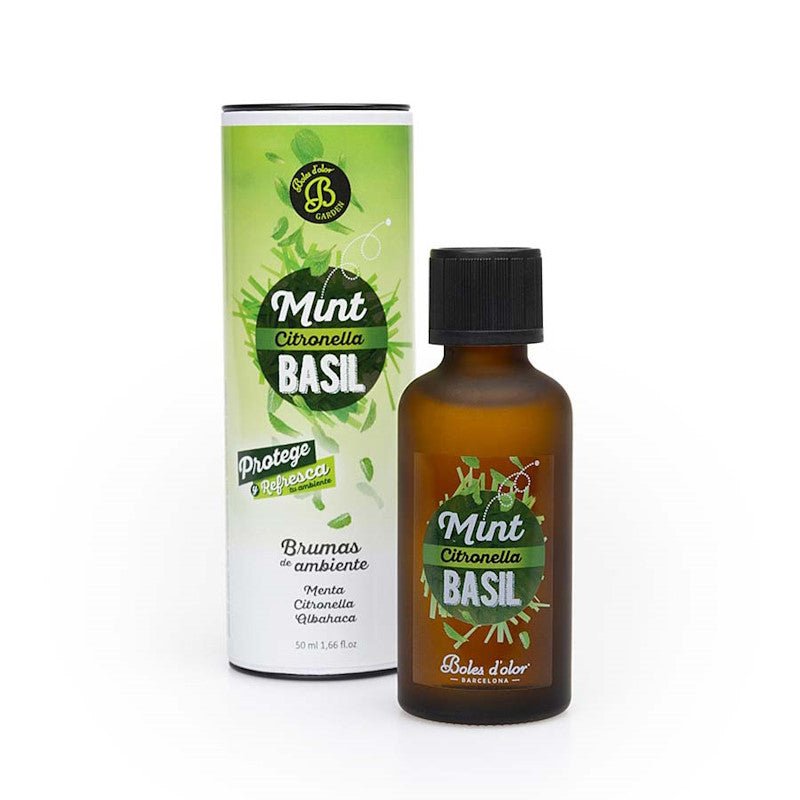 Boles d'olor Mint, Citronella & Basil Brumas de Ambiente Essence (50ml) - Boles d'olor Fragrance Mist Oils & Mist Diffusers from thetraditionalgiftshop.live