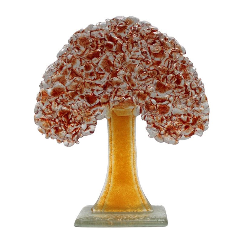 Four Seasons Tree (Autumn) Fused Glass Ornament - D&J Glassware Fused Glass from thetraditionalgiftshop.live