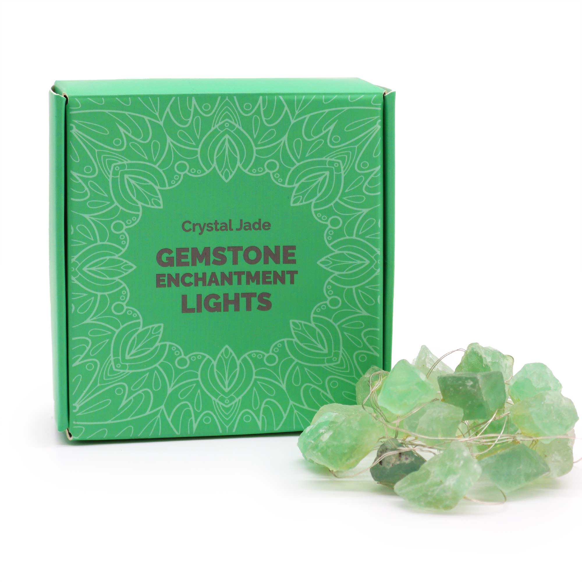 Gemstone LED String Lights - Crystal Jade - Gemstone Enchantment Lights from thetraditionalgiftshop.live
