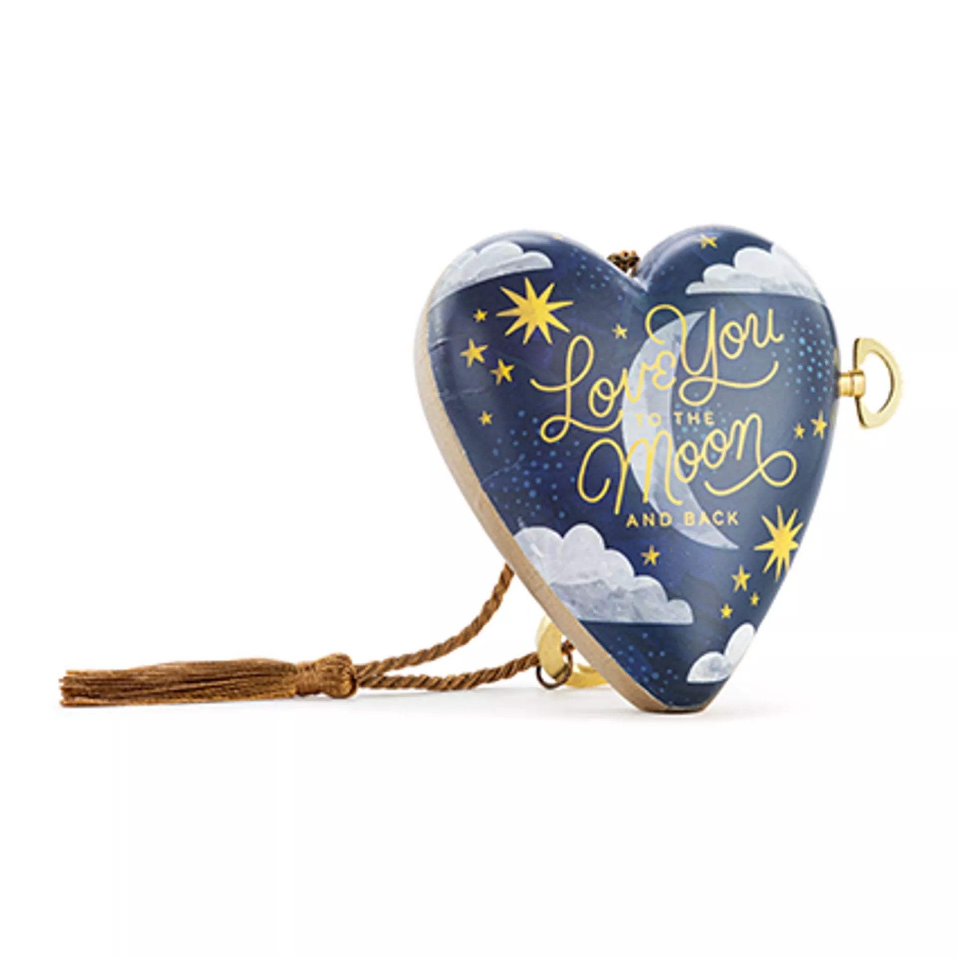 Love You To The Moon and Back Musical Art Heart - Art Hearts by Demdaco from thetraditionalgiftshop.live