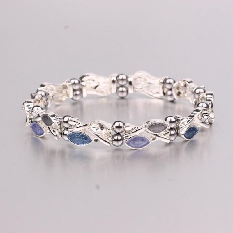 Magnetic Hematite Bracelet (MH3492) - Pure by Coppercraft from thetraditionalgiftshop.live