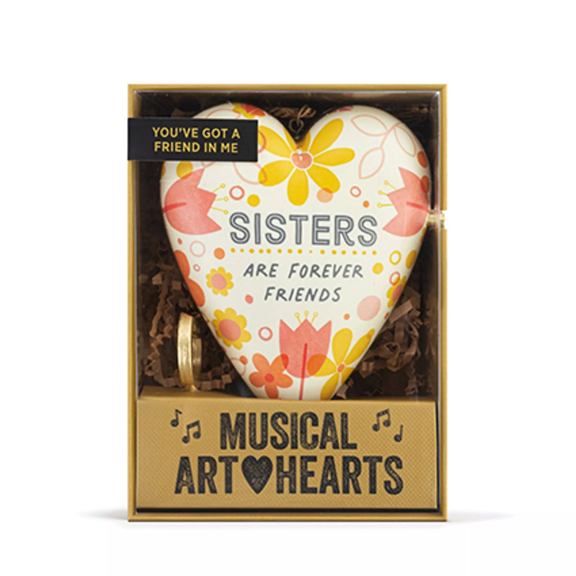 Sisters Musical Art Heart - Art Hearts by Demdaco from thetraditionalgiftshop.live