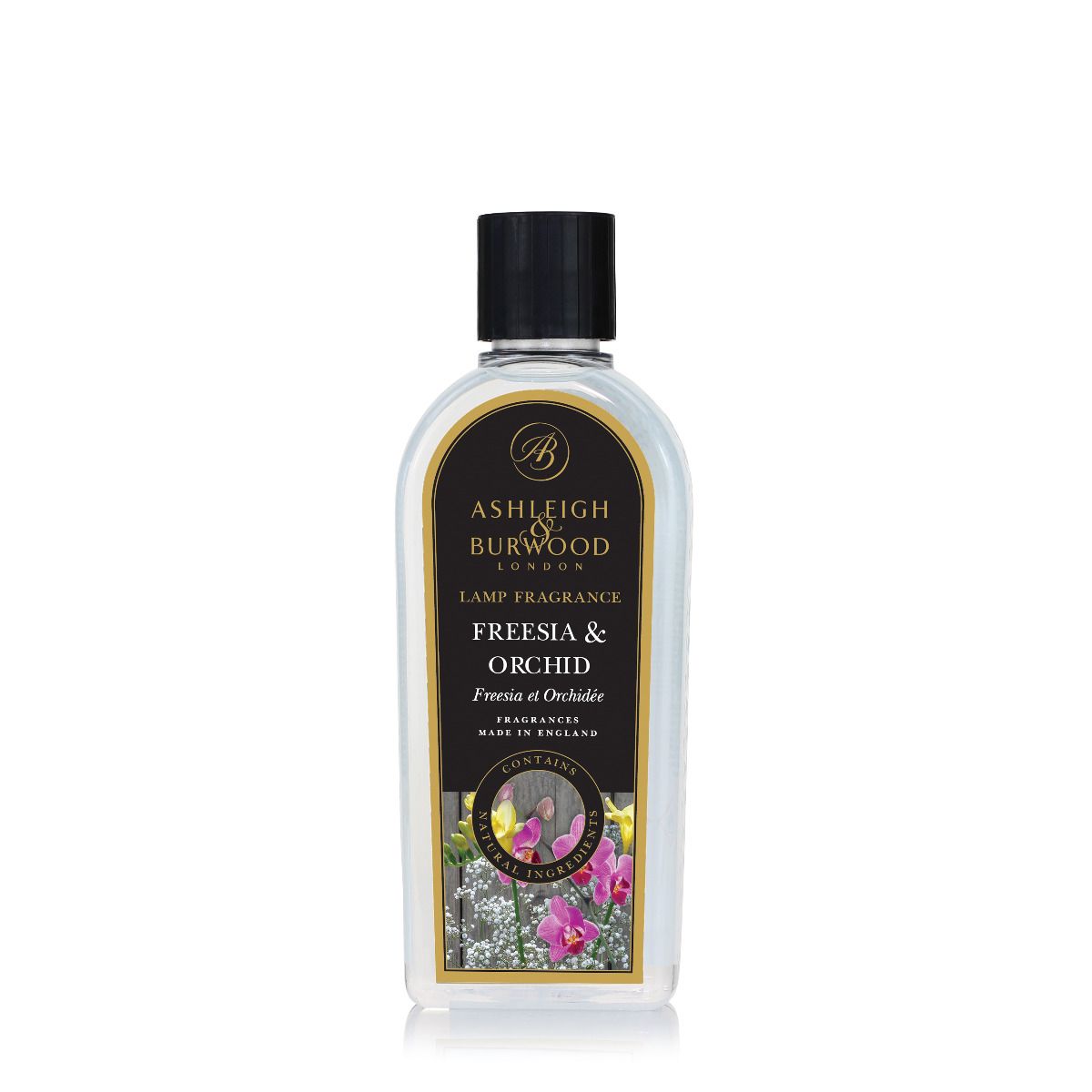Ashleigh & Burwood Freesia & Orchid Fragrance Lamp Oil (500ml) - Ashleigh & Burwood Fragrance Lamps from thetraditionalgiftshop.live