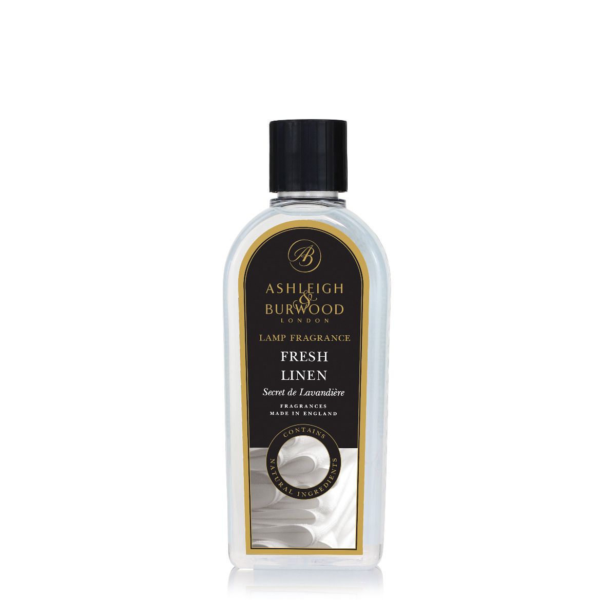 Ashleigh & Burwood Fresh Linen Fragrance Lamp Oil (500ml) - Ashleigh & Burwood Fragrance Lamps from thetraditionalgiftshop.live
