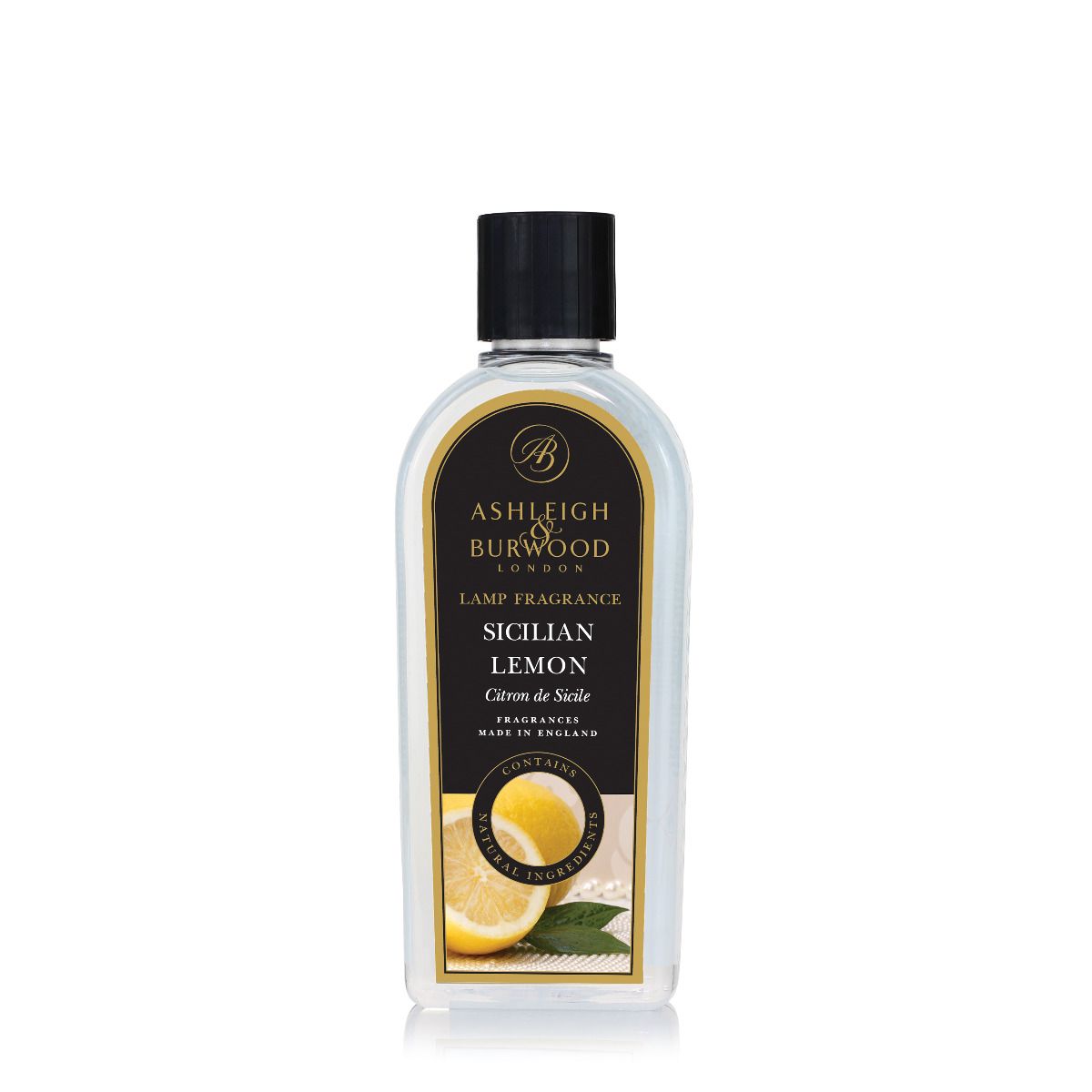 Ashleigh & Burwood Sicilian Lemon Fragrance Lamp Oil (500ml) - Ashleigh & Burwood Fragrance Lamps from thetraditionalgiftshop.live