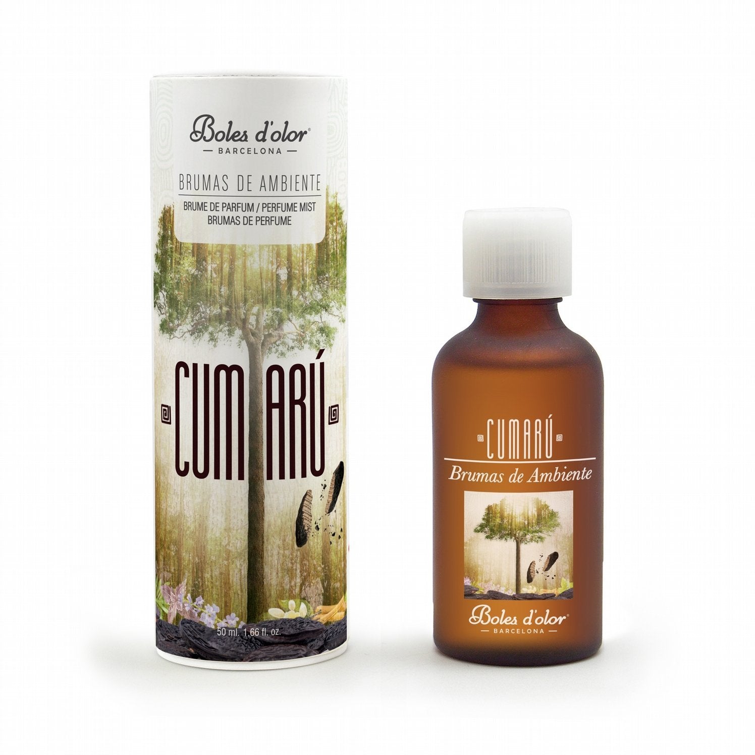 Boles d'olor Cumaru (Haba Tonka) Brumas de Ambiente Essence (50ml) - Boles d'olor Fragrance Mist Oils & Mist Diffusers from thetraditionalgiftshop.live