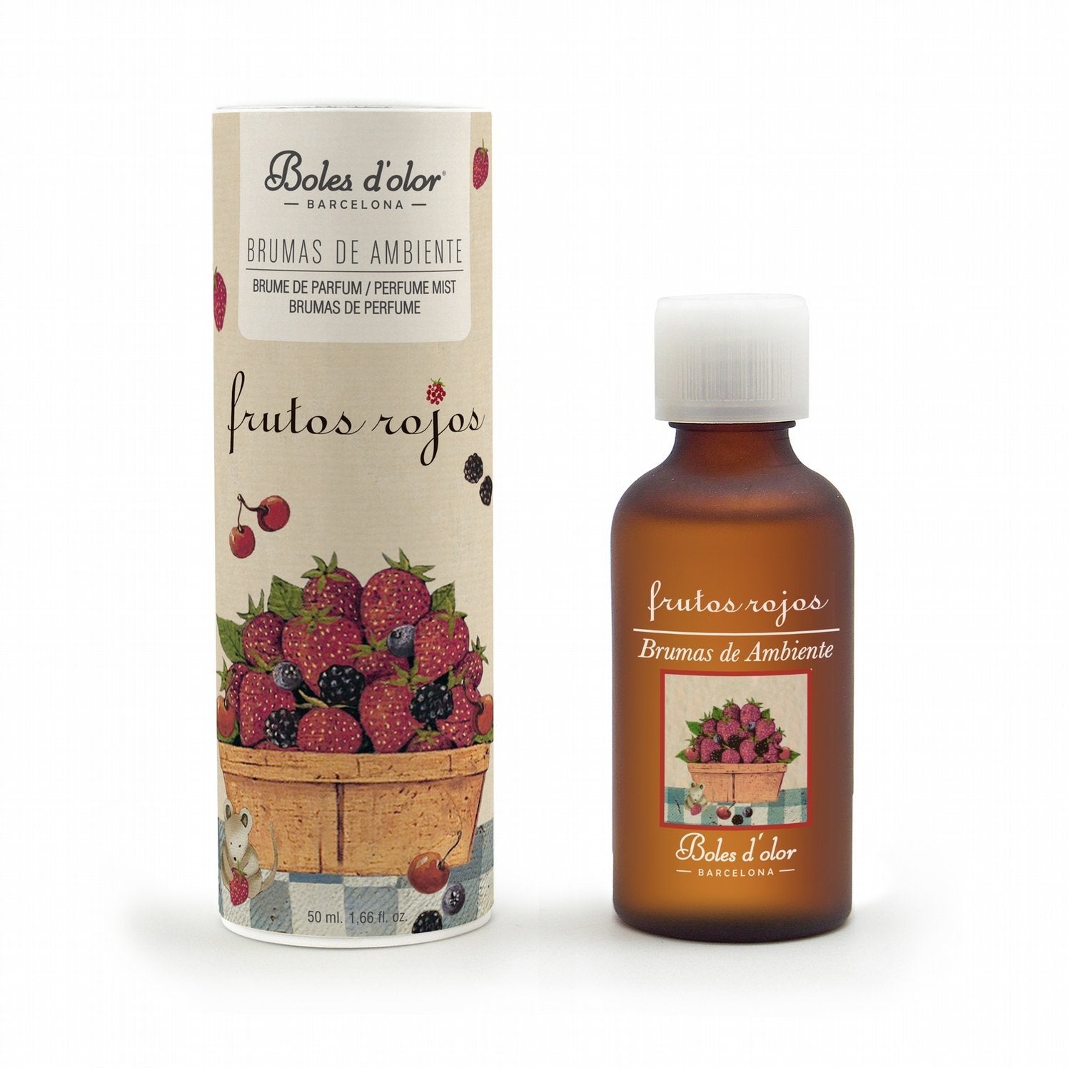 Boles d'olor Red Fruits (Frutos Rojos) Brumas de Ambiente Essence (50ml) - Boles d'olor Fragrance Mist Oils & Mist Diffusers from thetraditionalgiftshop.live
