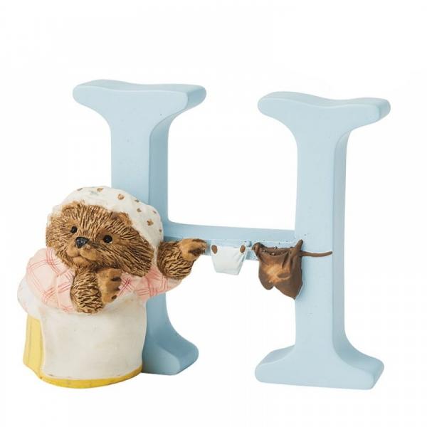 "H" Mrs Tiggy-Winkle Alphabet Letter - Beatrix Potter from thetraditionalgiftshop.live