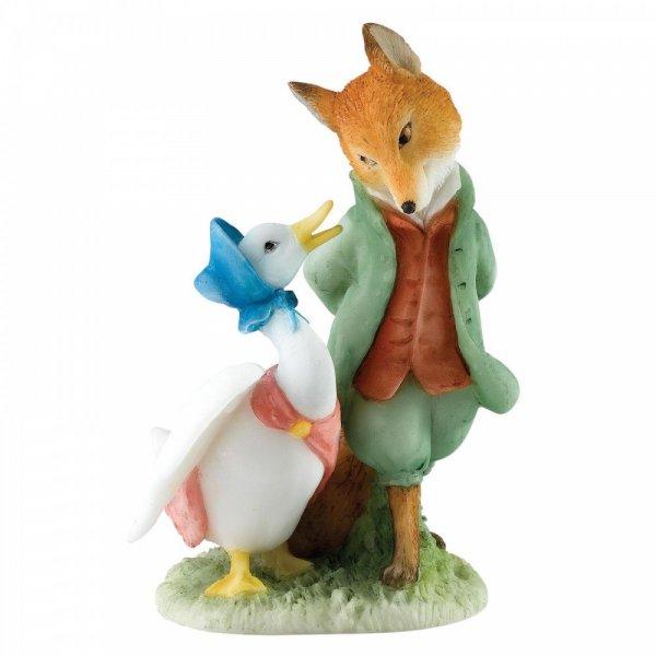 Jemima & The Foxy-Whiskered Gentleman Mini Figure - Beatrix Potter from thetraditionalgiftshop.live