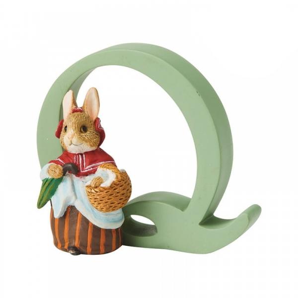 "Q" Mrs Rabbit Alphabet Letter - Beatrix Potter from thetraditionalgiftshop.live