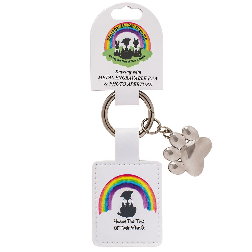 Rainbow Bridge Friends Dog Memorial Keyring - Rainbow Bridge Friends from thetraditionalgiftshop.live