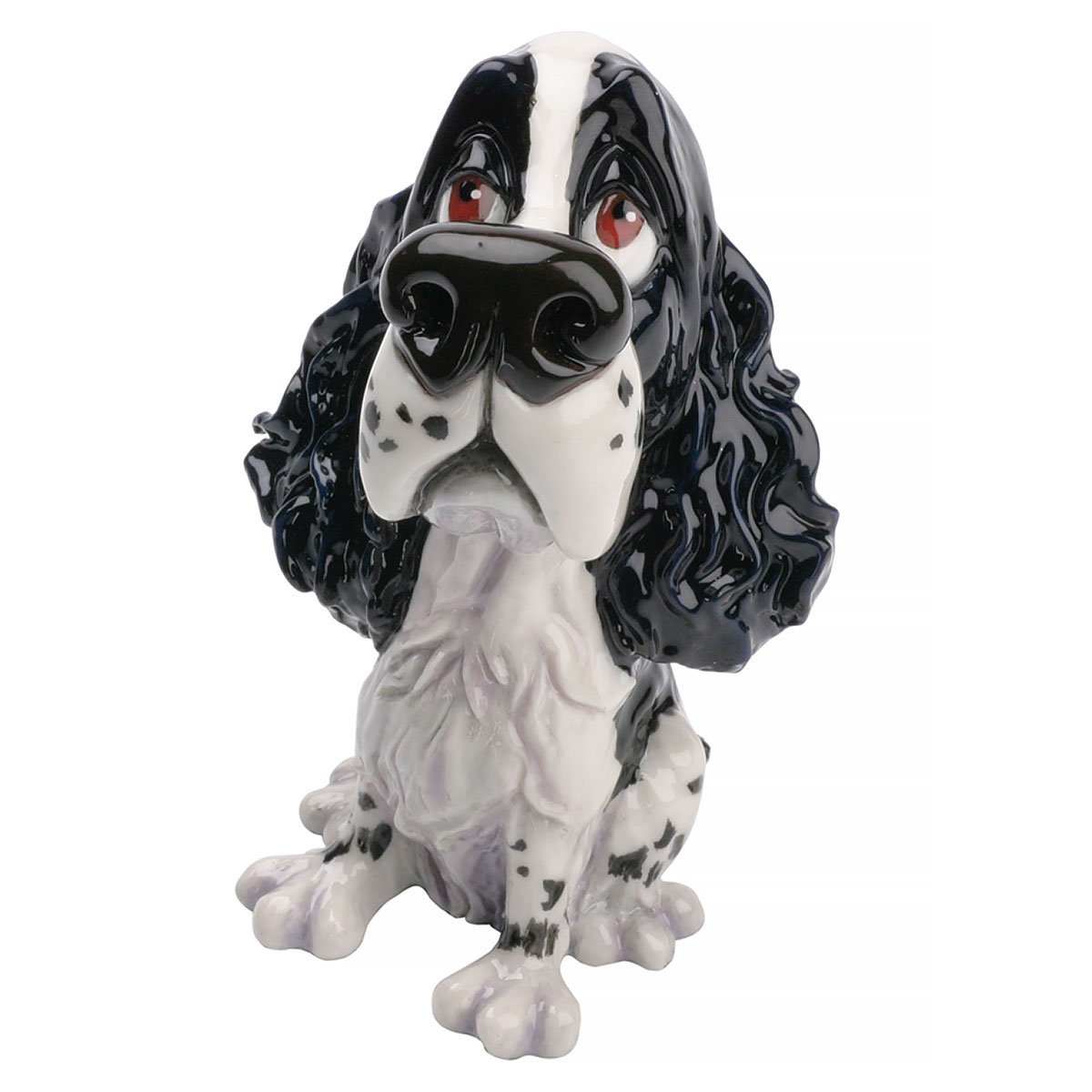 Sam - Black & White Springer Spaniel - Little Paws from thetraditionalgiftshop.live