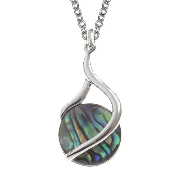 Twist Paua Shell Necklace - Tide Jewellery from thetraditionalgiftshop.live